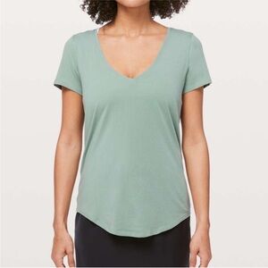 Lululemon Love short sleeve T Shirt color Palm Court size 8